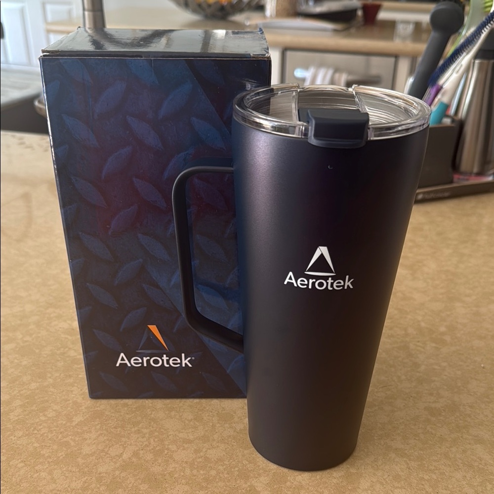 Aerotek Black Travel Mug